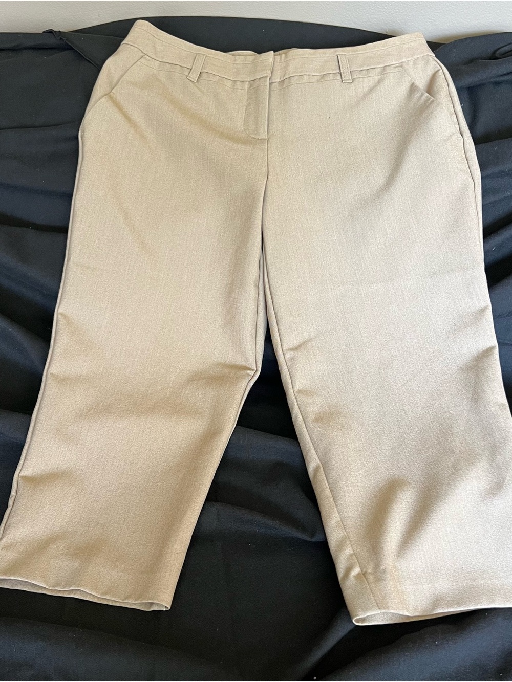 Worthington Beige Cropped Capris